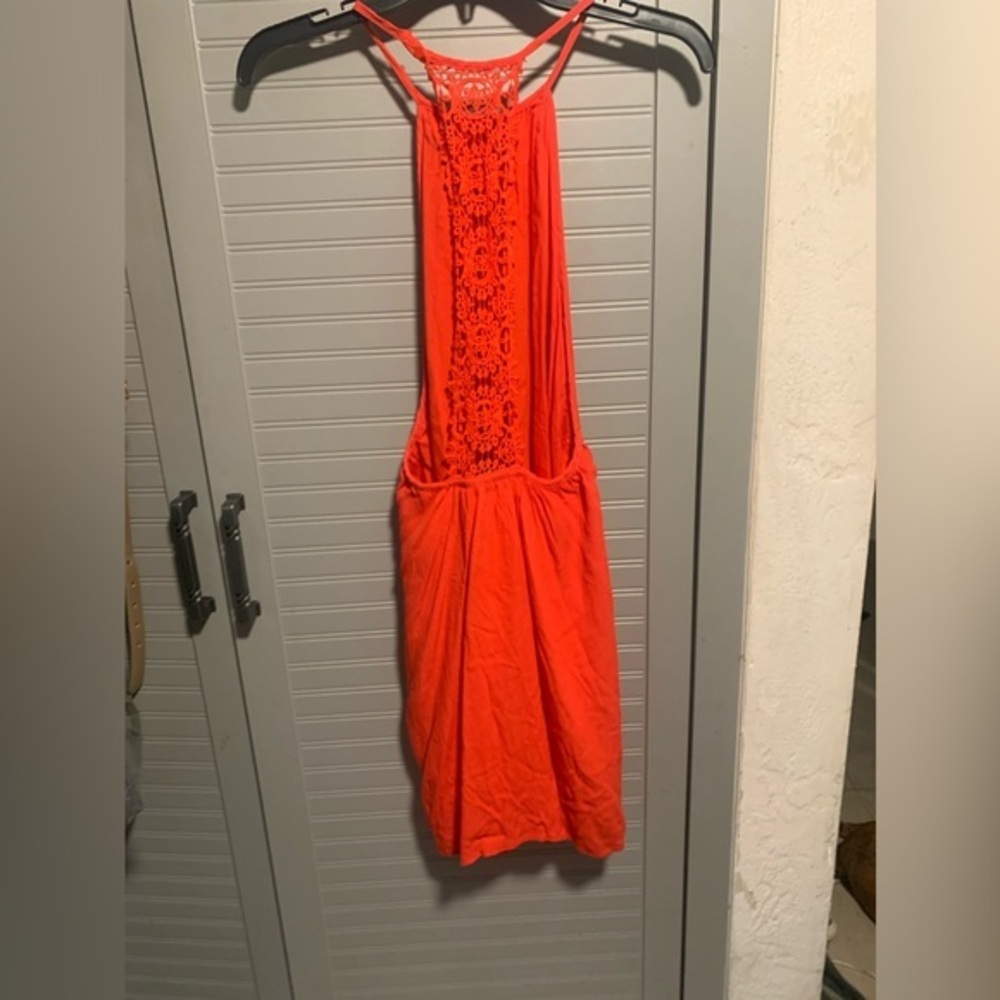 For Sienna Dress W/ Asymmetrical Lace  Back Size M
